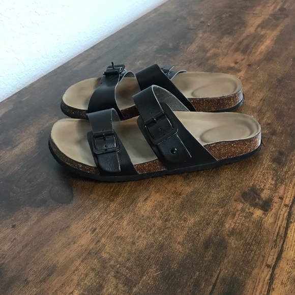 madden girl double buckle sandals